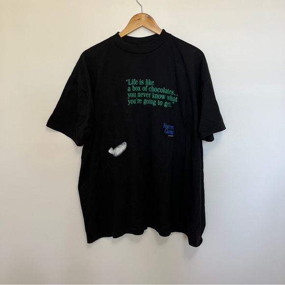 Stanley Desantis Vintage Forrest Gump Movie Promo T-Shirt Size XL - Picture 1 of 5